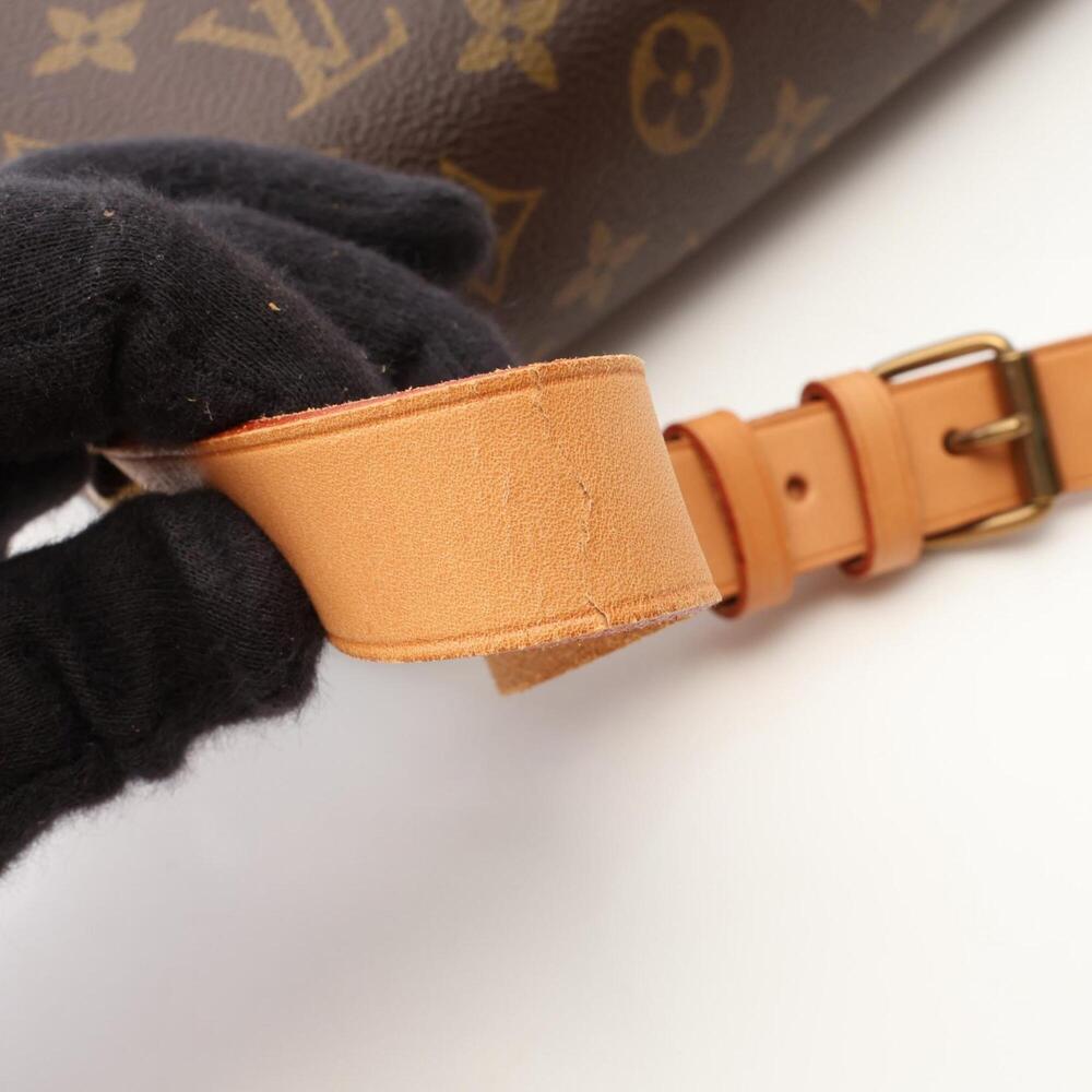 LOUIS VUITTON Brown Monogram Leather Shoulder Bag - Picture 11 of 12